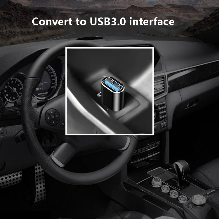 10 PCS USB 3.0 Female to USB-C / Type-C Male OTG Adapter(Silver) - OTG Adapter by PMC TechLife | Online Shopping South Africa | PMC TechLife | Buy Now Pay Later Mobicred