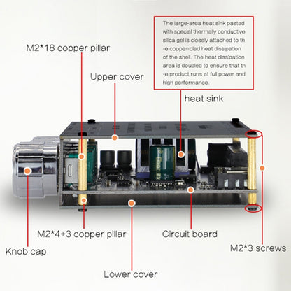 XINYI XY-S100L Sini Audio Channel 2.1 Bluetooth Power Board Module(S100L) - Breadboard / Amplifier Board by PMC Jewellery | Online Shopping South Africa | PMC Jewellery