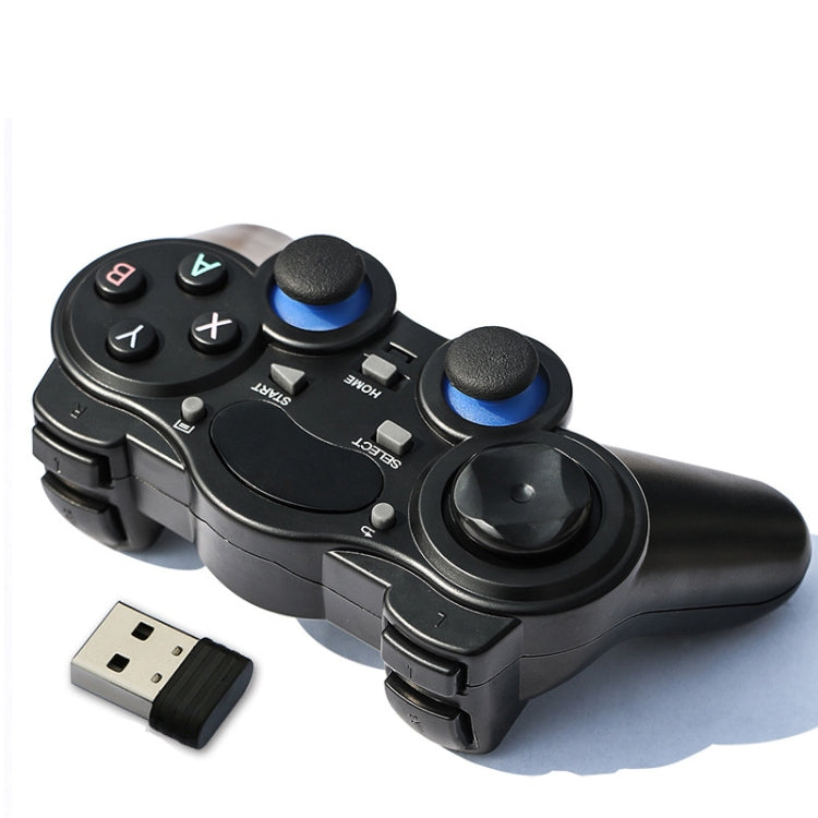 2.4G Wireless Singles Gamepad For PC / PS3 / PC360 / Android TV Phones, Configure: USB Receiver + Android Receiver + Type-C - Gamepads by PMC Jewellery | Online Shopping South Africa | PMC Jewellery