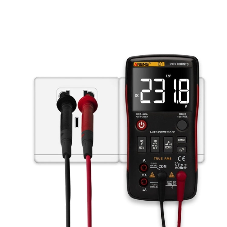 ANENG AN-Q1 Automatic High-Precision Intelligent Digital Multimeter, Specification: Standard(Orange) - free shipping - PMC TechLife - Order now!