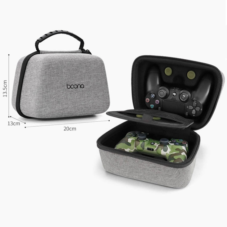 Baona EVA Hard Shell Gamepad Storage Bag For PS5 / PS4 / Xbox / Switch Pro, Style: Double-layer Gray - Bags by Baona | Online Shopping South Africa | PMC Jewellery