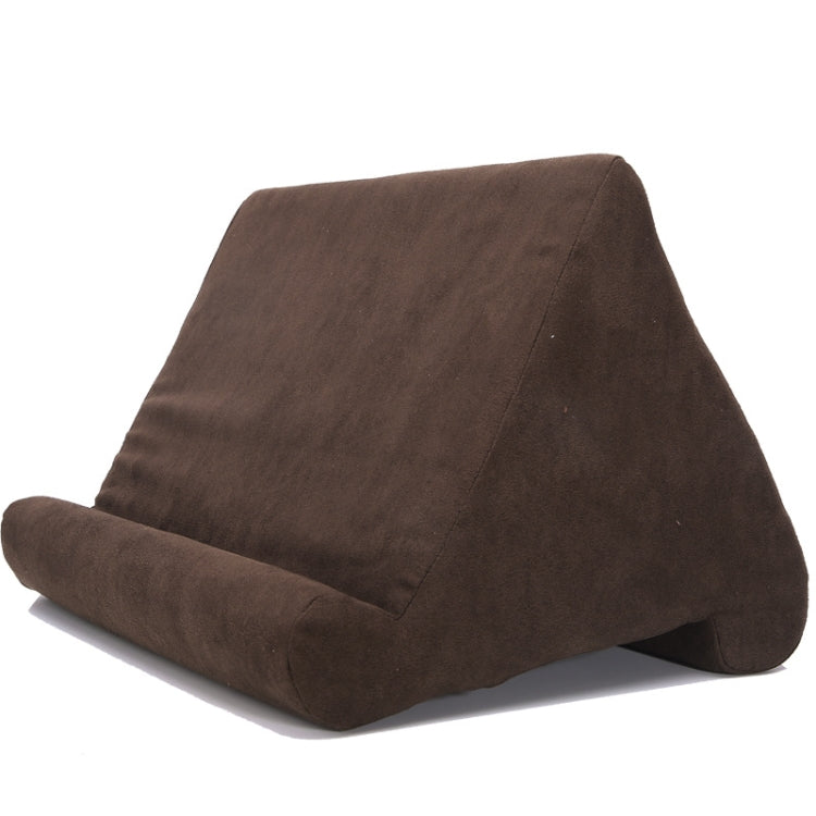 Tablet Mobile Phone Bracket Multi-Angle Pillow, Size: 27x25x23cm(Dark Brown) - Lazy Bracket by PMC Jewellery | Online Shopping South Africa | PMC Jewellery