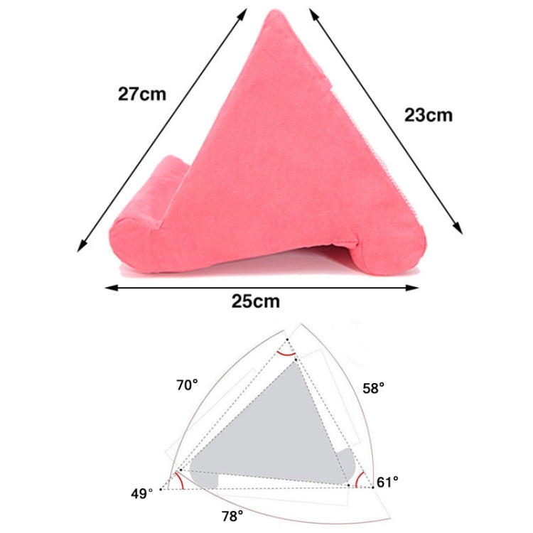 Tablet Mobile Phone Bracket Multi-Angle Pillow, Size: 27x25x23cm(Grey) - Lazy Bracket by PMC TechLife | Online Shopping South Africa | PMC TechLife