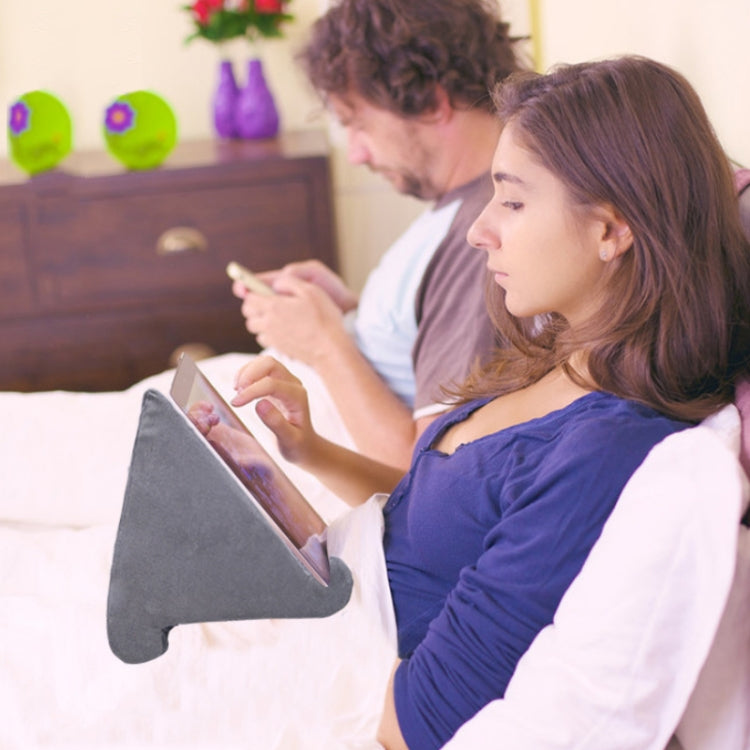 Tablet Mobile Phone Bracket Multi-Angle Pillow, Size: 27x25x23cm(Black) - Lazy Bracket by PMC TechLife | Online Shopping South Africa | PMC TechLife