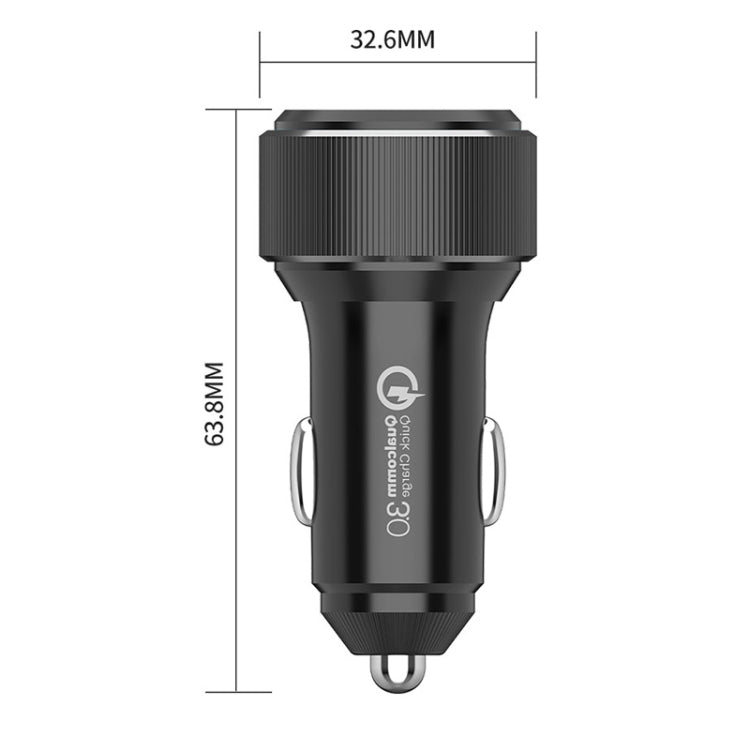 QIAKEY TM328L Dual Port Fast Charge Car Charger - free shipping - PMC TechLife - Order now!
