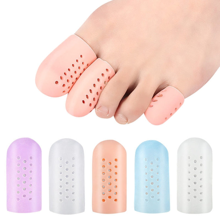 10 Pairs With Hole Toe Set High Heels Anti-Wear Anti-Pain Toe Protective Cover, Size: S(Transparent) - Corrector by PMC Jewellery | Online Shopping South Africa | PMC Jewellery