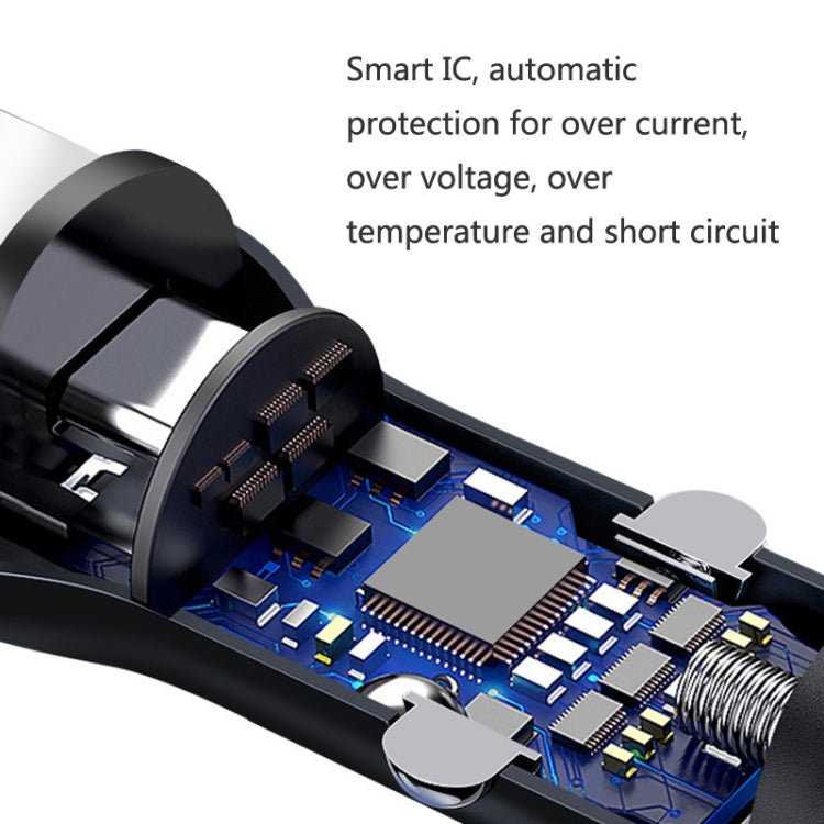 QIAKEY BK913 Dual Ports Fast Charge Car Charger - Car Charger by QIAKEY | Online Shopping South Africa | PMC Jewellery