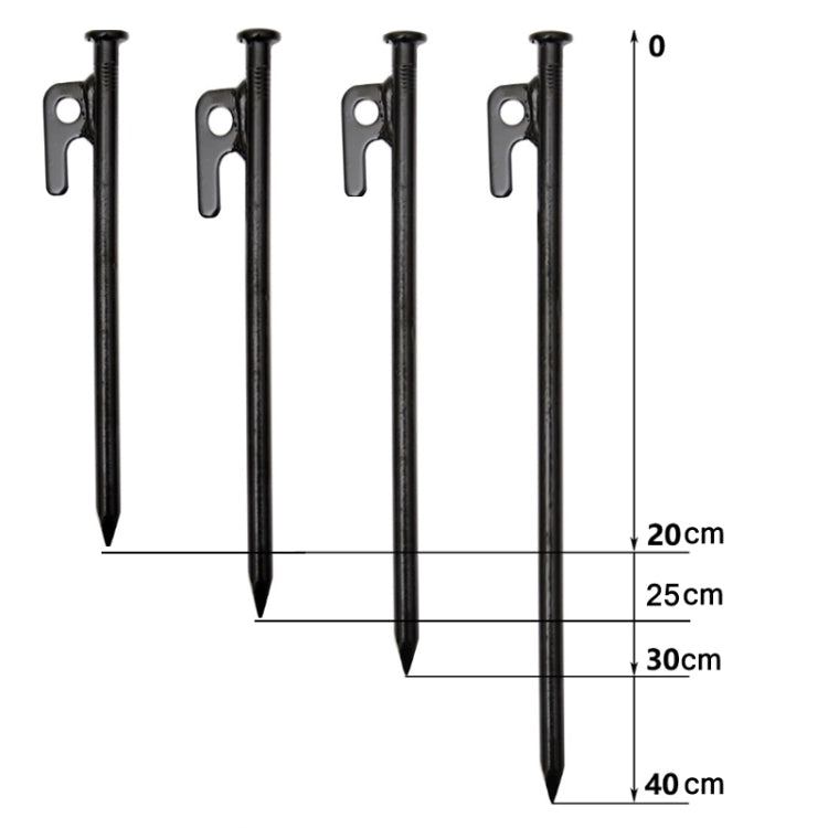 6 PCS 40cm Outdoor Camping Windproof Fixed Canopy Ground Nails - Tents & Accessories by PMC TechLife | Online Shopping South Africa | PMC TechLife