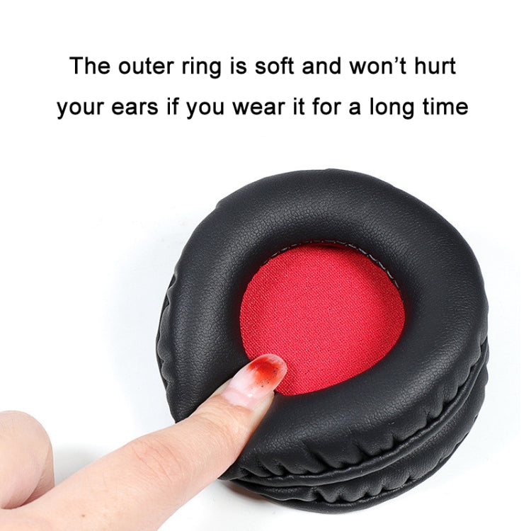 1 Pair Headset Sponge Earmuffs for Audio-Technica ATH-S200BT(Black+Gray) - Earmuff & Pad by PMC TechLife | Online Shopping South Africa | PMC TechLife