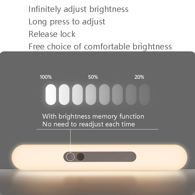 Human Body Sensing Charging Smart LED Light Wireless Night Light, Size: 18cm(Warm Light 3000K) - Sensor LED Lights by PMC Jewellery | Online Shopping South Africa | PMC Jewellery