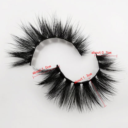 ShidiShangpin 3D Mink False Eyelashes Natural Three-Dimensional 7 Pairs Of Eyelashes Set(Saturday) - Eyes by PMC Jewellery | Online Shopping South Africa | PMC Jewellery