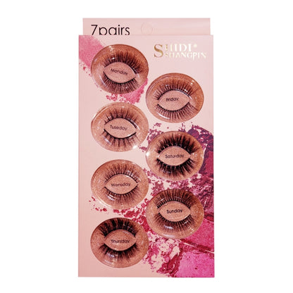 ShidiShangpin 3D Mink False Eyelashes Natural Three-Dimensional 7 Pairs Of Eyelashes Set(Mixed Pack) - Eyes by PMC Jewellery | Online Shopping South Africa | PMC Jewellery