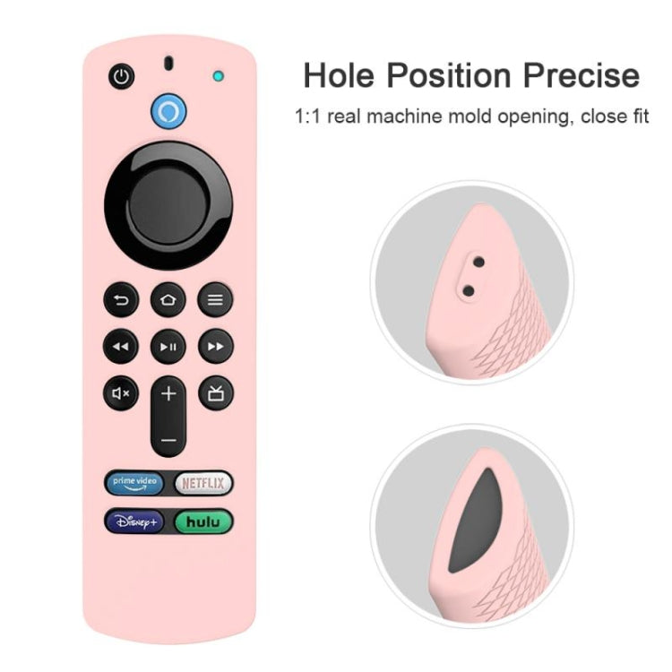 2 PCS Silicone Shell For Alexa Voice Remote 3rd Gen&TV Stick 3rd Gen(Pink) - Remote Control Covers by PMC Jewellery | Online Shopping South Africa | PMC Jewellery