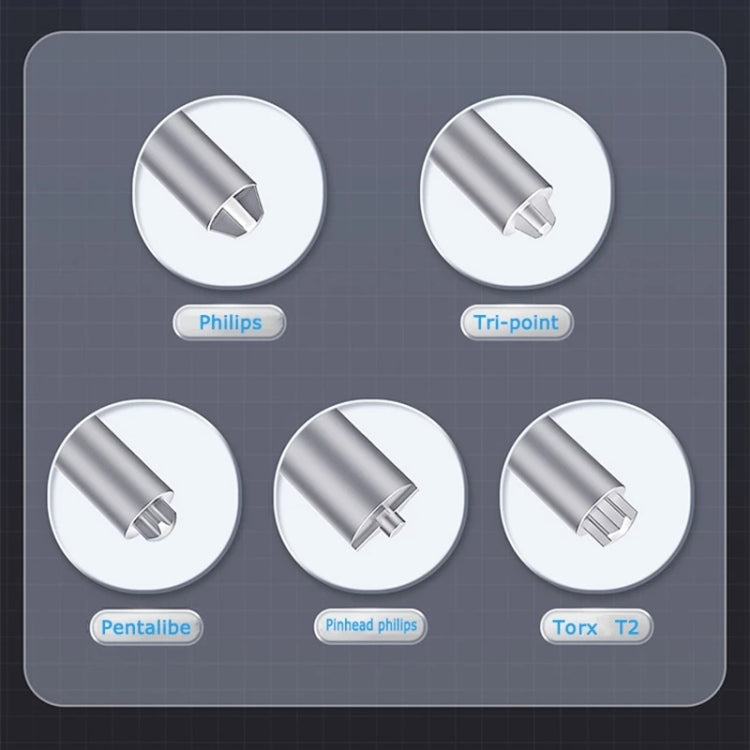 Qianli Super Tactile Grip-Type Precision Silent Dual-Bearing Screwdriver, Series: Type C Pentalibe - free shipping - PMC TechLife - Order now!