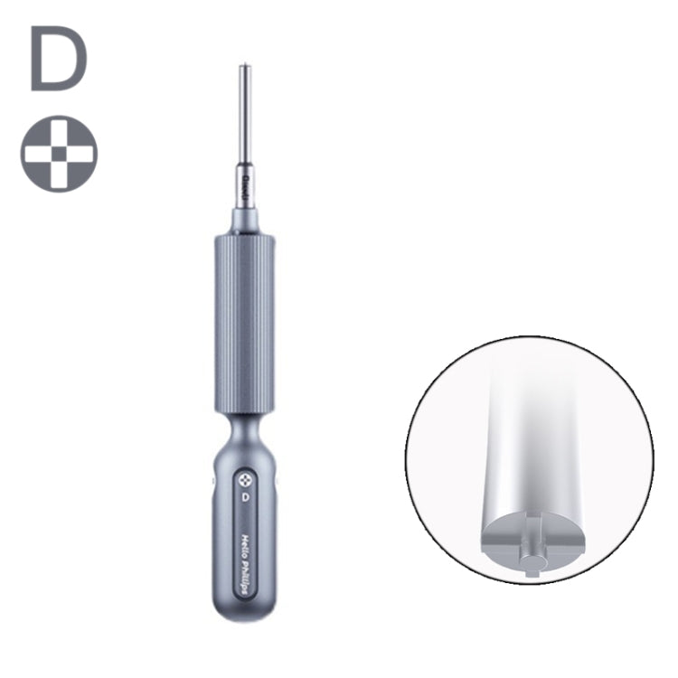 Qianli Super Tactile Grip-Type Precision Silent Dual-Bearing Screwdriver, Series: Type  D Pinhead Philips - Screwdriver by Qianli | Online Shopping South Africa | PMC Jewellery