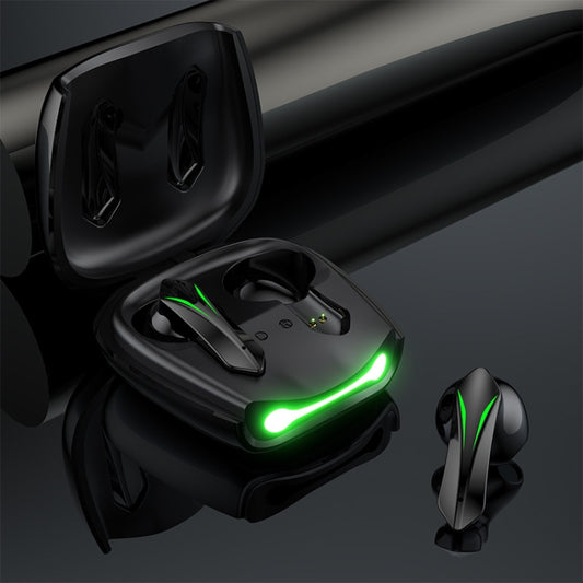 TWS Bluetooth 5.2 In-Ear Gaming Earphone With Breathing Light(Black) - TWS Earphone by PMC Jewellery | Online Shopping South Africa | PMC Jewellery