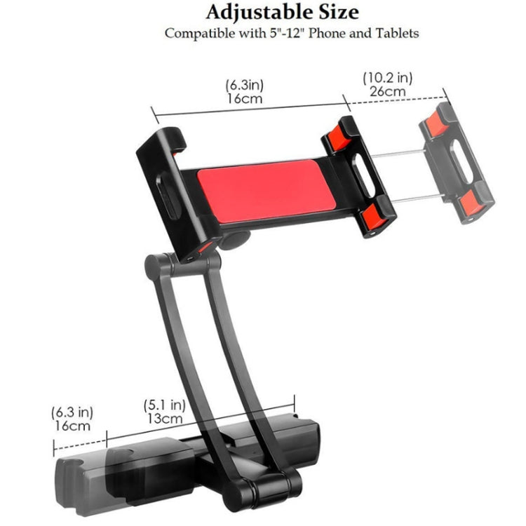 PB-45B Car Rear Aluminum Alloy Telescopic Mobile Phone Holder(Black Color Box) - free shipping - PMC TechLife - Order now!