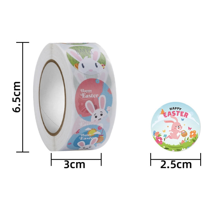 Easter Bunny Egg Cartoon Decoration Sticker, Size: 2.5cm / 1 Inch(HA035) - Sticker & Tags by PMC Jewellery | Online Shopping South Africa | PMC Jewellery