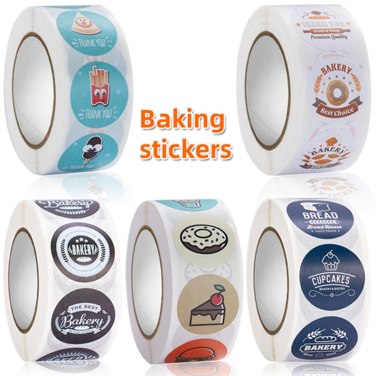 Bakery Cake Shop Cartoon Cute Sticker Decorative Sealing Sticker, Size: 2.5cm / 1 Inch(HA015) - Sticker & Tags by PMC TechLife | Online Shopping South Africa | PMC TechLife | Buy Now Pay Later Mobicred