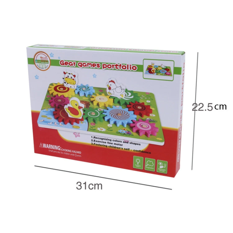 Animal Gear Game Combination Pairing Assembled Toy(Forest Animal) - Puzzle Toys by PMC Jewellery | Online Shopping South Africa | PMC Jewellery