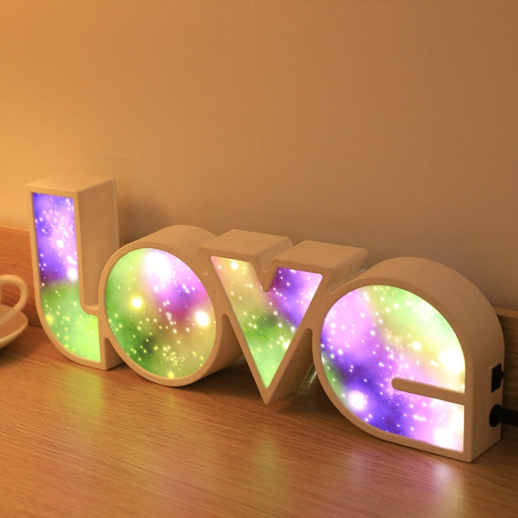LED Letter LOVE Neon Proposal Scene Arrangement Light Box(C Type) - Holiday Lights by PMC Jewellery | Online Shopping South Africa | PMC Jewellery