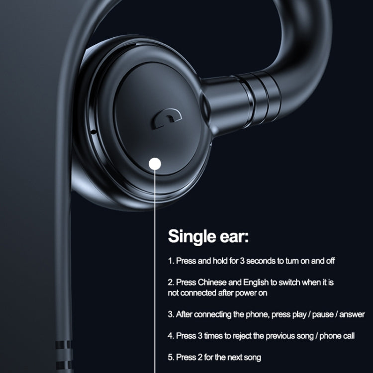 M99 Bluetooth V5.2 Single Earhook Business Headphone(Pink) - Bluetooth Earphone by PMC TechLife | Online Shopping South Africa | PMC TechLife