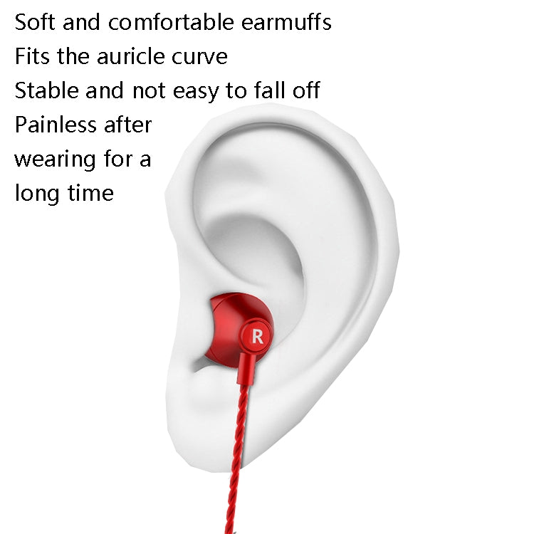 2 PCS TS720 3.5mm Heavy Bass Metal Earbud Wired Earphone(Silver Gray) - Normal Style Earphone by PMC TechLife | Online Shopping South Africa | PMC TechLife