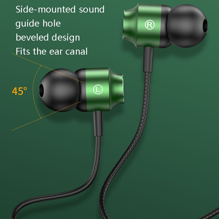 TS902 Metal In-Ear USB-C / Type-C Game Earphone, Cable Length: 1.2m(Green) - free shipping - PMC TechLife - Order now!