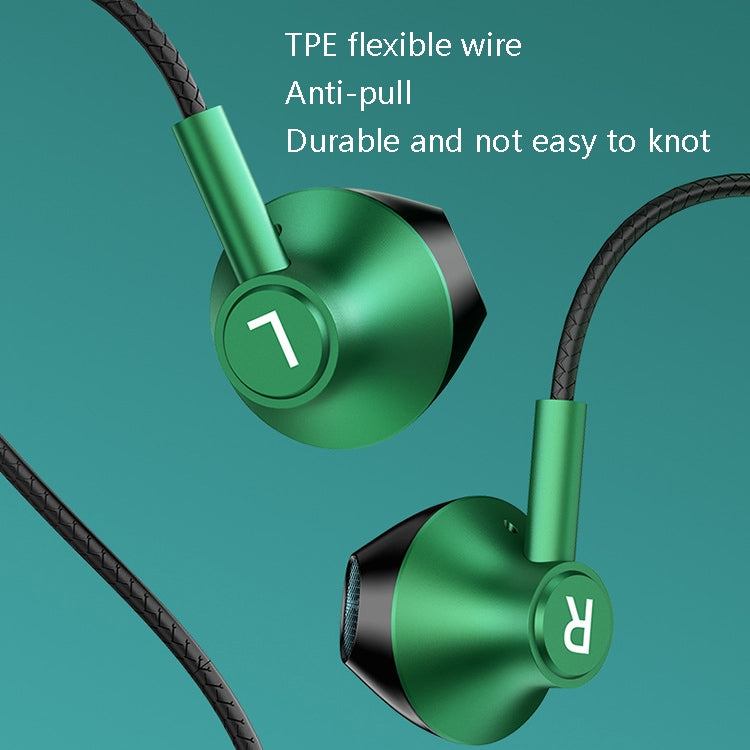 TS6800 3.5mm Metal Elbow Noise Cancelling Wired Game Earphone(Red) - Normal Style Earphone by PMC TechLife | Online Shopping South Africa | PMC TechLife