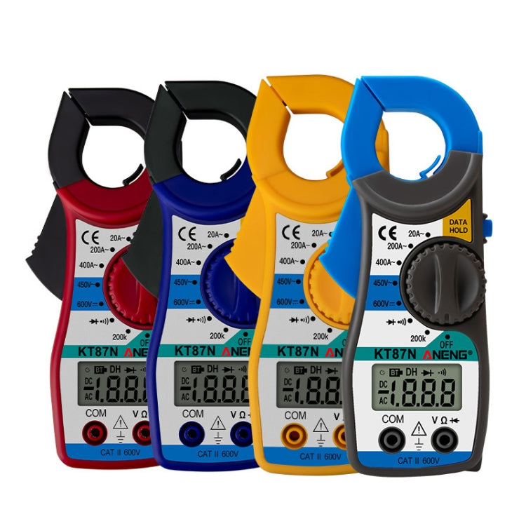 ANENG KT-87N Clamp Voltage And Current Measuring Multimeter(Yellow) - Digital Multimeter by ANENG | Online Shopping South Africa | PMC TechLife | Buy Now Pay Later Mobicred