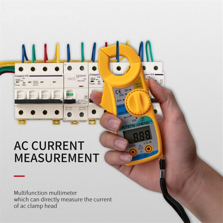 ANENG KT-87N Clamp Voltage And Current Measuring Multimeter(Red) - free shipping - PMC TechLife - Order now!
