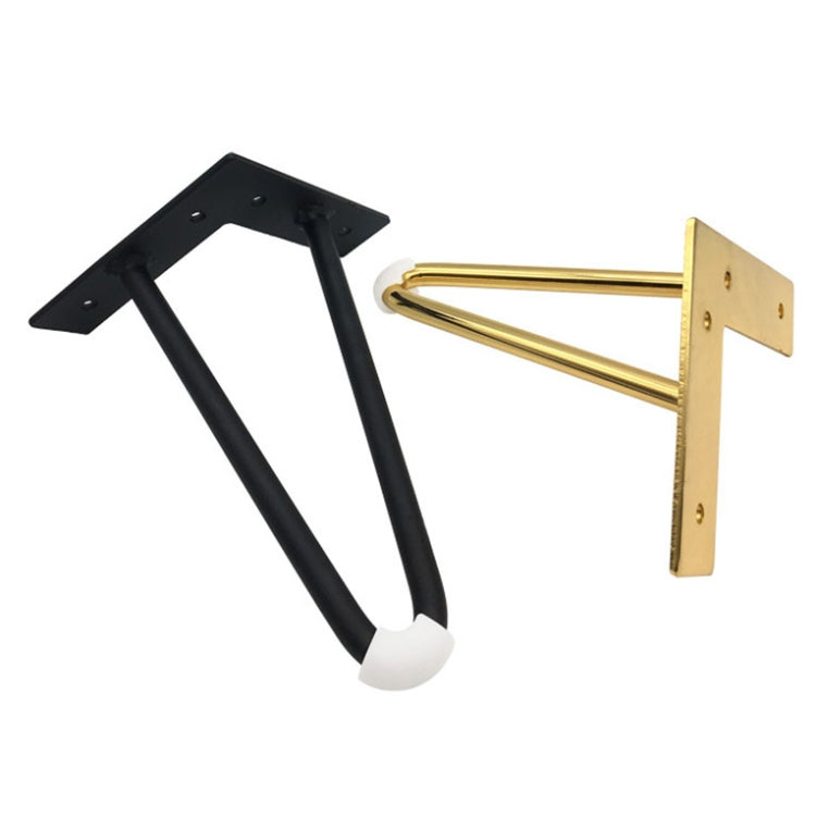 LH-S0006 Metal Furniture Support Legs, Height: 12cm(Titanium) - Furniture Accessories by PMC TechLife | Online Shopping South Africa | PMC TechLife