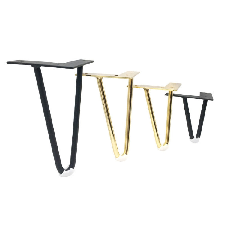LH-S0006 Metal Furniture Support Legs, Height: 15cm(Titanium) - Furniture Accessories by PMC Jewellery | Online Shopping South Africa | PMC Jewellery