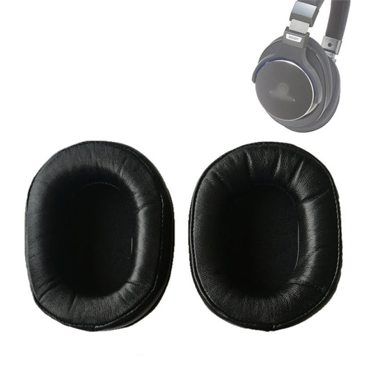 1 Pair Sponge Earmuff for Audio-Technica ATH-M50 / M40 / M50X / MSR7, Color: Goatskin-Black - Earmuff & Pad by PMC Jewellery | Online Shopping South Africa | PMC Jewellery