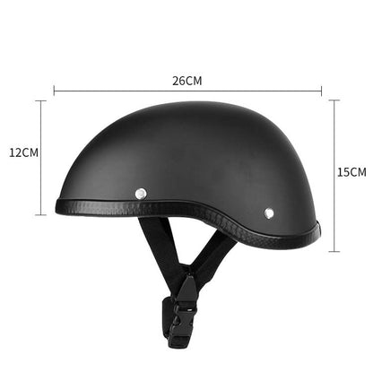 BSDDP A0315 Summer Scooter Half Helmet(Matte Black) - Protective Helmet & Masks by BSDDP | Online Shopping South Africa | PMC Jewellery