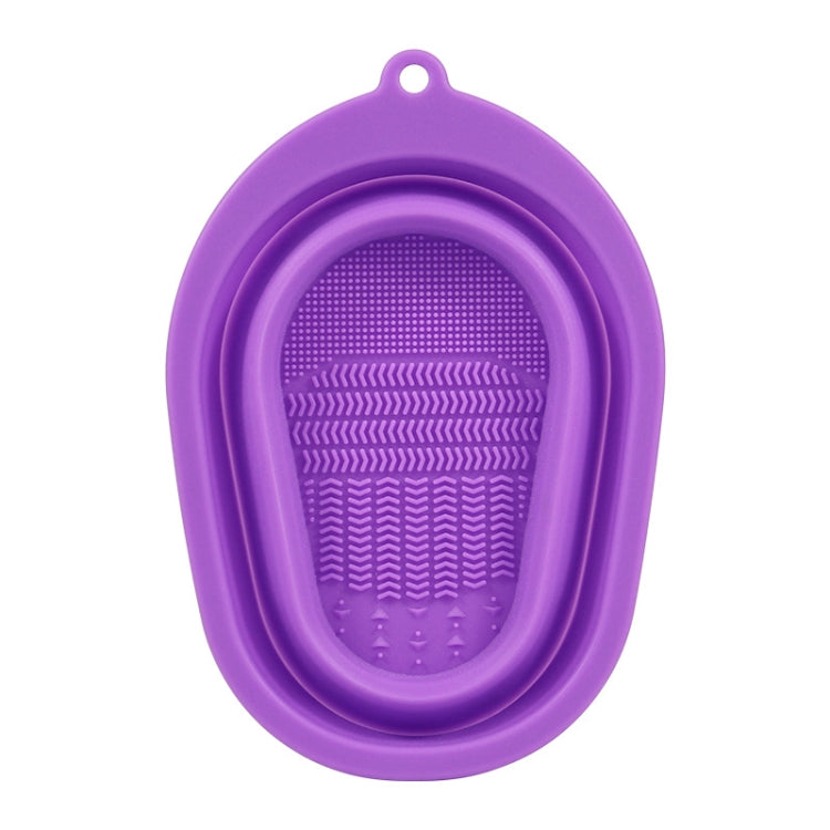 2 PCS Silicone Makeup Brush Puff Cleaning Pad(Purple) - Tools by PMC Jewellery | Online Shopping South Africa | PMC Jewellery