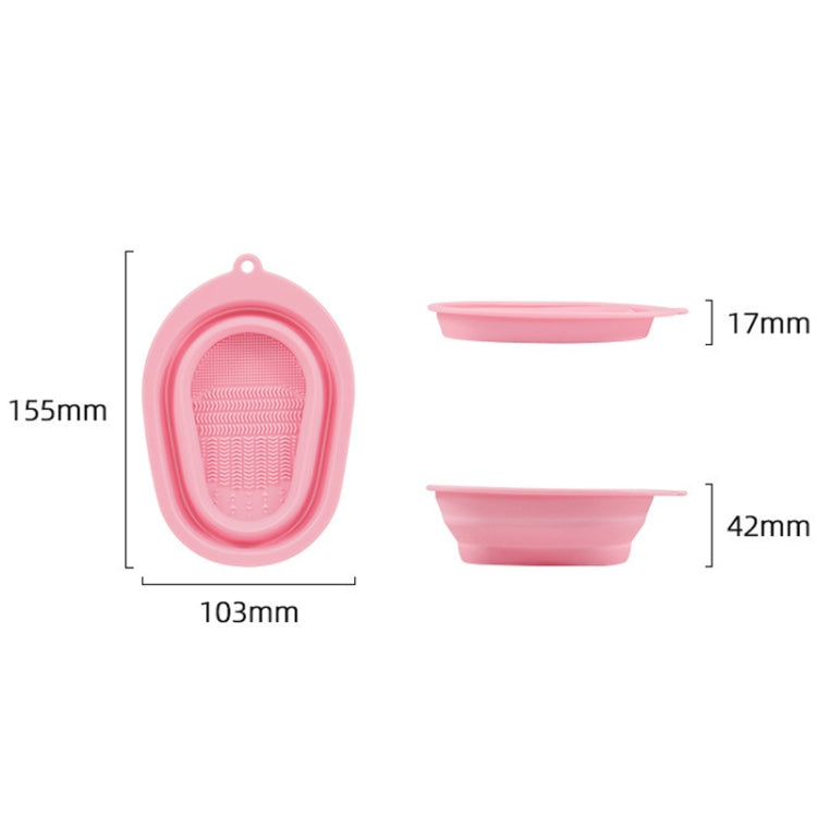 2 PCS Silicone Makeup Brush Puff Cleaning Pad(Pink) - Tools by PMC Jewellery | Online Shopping South Africa | PMC Jewellery