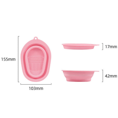 2 PCS Silicone Makeup Brush Puff Cleaning Pad(Pink) - Tools by PMC Jewellery | Online Shopping South Africa | PMC Jewellery