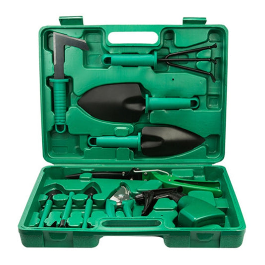 YL025 Potted Gardening Tool Set, Specification: 10 PCS / Set (Green) - Garden Hand Tools by PMC Jewellery | Online Shopping South Africa | PMC Jewellery