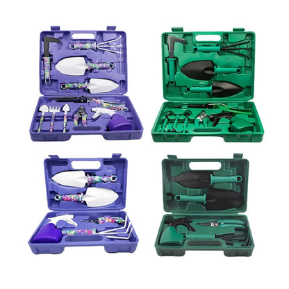 YL025 Potted Gardening Tool Set, Specification: 10 PCS / Set (Green) - Garden Hand Tools by PMC Jewellery | Online Shopping South Africa | PMC Jewellery
