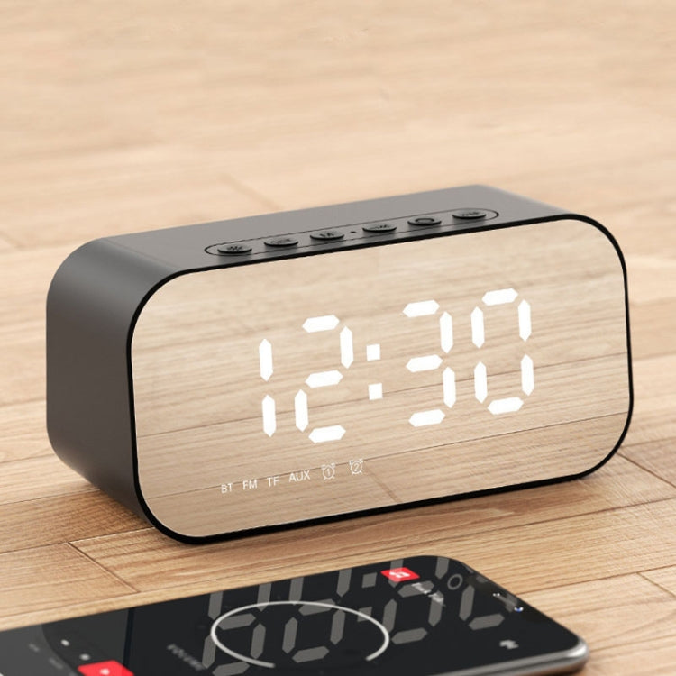 Havit M3 Subwoofer Mini Mirror Clock Bluetooth Speaker, Spsc: 1200mAh (Black） - Desktop Speaker by Havit | Online Shopping South Africa | PMC Jewellery