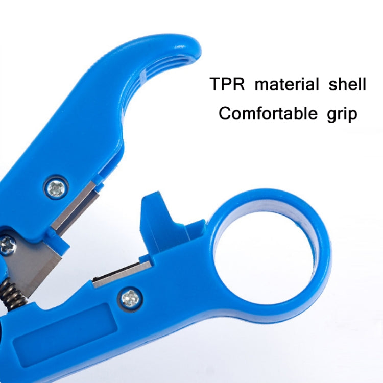 Electrician Multifunctional Coaxial Cable Stripper(Blue PE Bag) - Lan Cable and Tools by PMC Jewellery | Online Shopping South Africa | PMC Jewellery