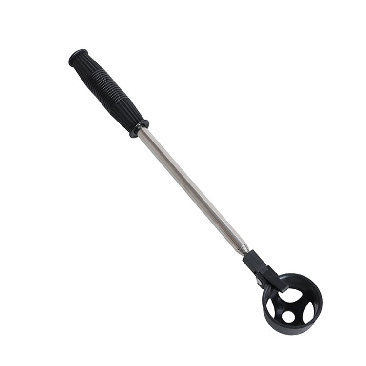 Golf 8 Sections Foldable Antenna Rod Stainless Steel Ball Picker(Black) - Golf Accessories by PMC Jewellery | Online Shopping South Africa | PMC Jewellery