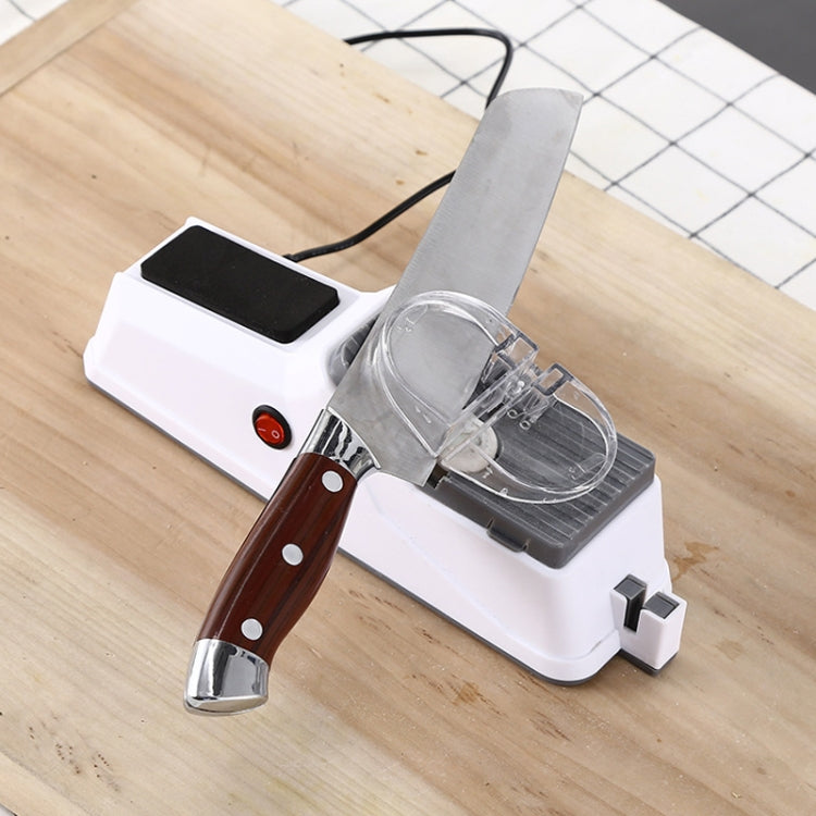 JJ-1 Kitchen Electric Double Sided Knife Sharpener, Specification: USB Plug - Knife Sharpener by PMC Jewellery | Online Shopping South Africa | PMC Jewellery
