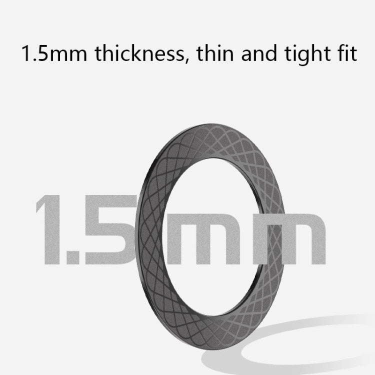 2 PCS T12 Stripe Pattern Magnetic Suction Wireless Charger Magnetic Sheet(Black) - Hand-Sticking Bracket by PMC TechLife | Online Shopping South Africa | PMC TechLife
