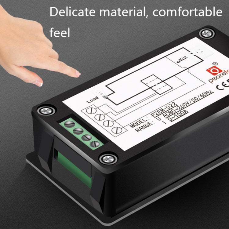 Peacefair English Version Multifunctional AC Digital Display Power Monitor, 100A (Open and Close CT) - Current & Voltage Tester by Peacefair | Online Shopping South Africa | PMC TechLife | Buy Now Pay Later Mobicred