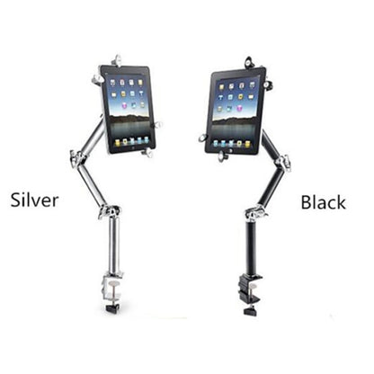 TB-03 Aluminum Alloy Tablet PC Stand Lazy Bedside Desktop Folding Camera Microphone Stand(Silver) - Lazy Bracket by PMC Jewellery | Online Shopping South Africa | PMC Jewellery