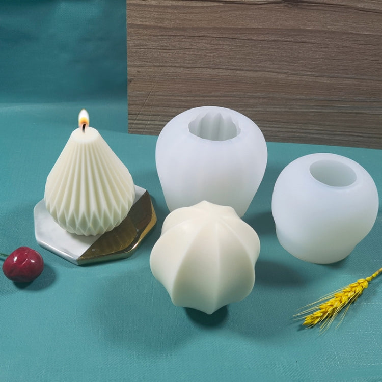 Scented Candle Silicone Mold DIY Handmade Soap Mold, Specification: Sector - Arts & Crafts by PMC TechLife | Online Shopping South Africa | PMC TechLife