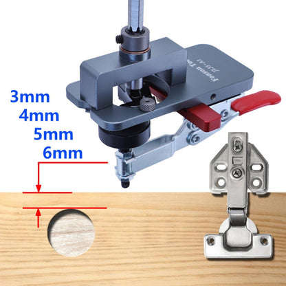 6 PCS / Set 35mm Hinge Open Hole Cabinet Door Plate Hinge Packed Locator - Others by PMC Jewellery | Online Shopping South Africa | PMC Jewellery