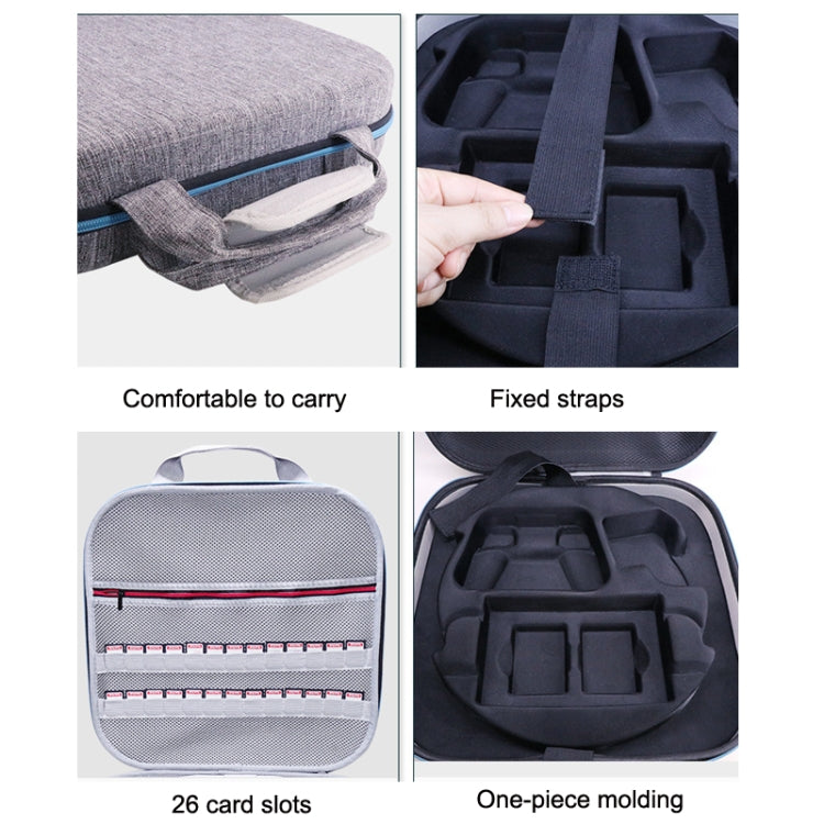GH1865 EVA Hard Shell Fitness Ring Game Console Storage Bag For Nintendo Switch(Black) - Bags by PMC TechLife | Online Shopping South Africa | PMC TechLife